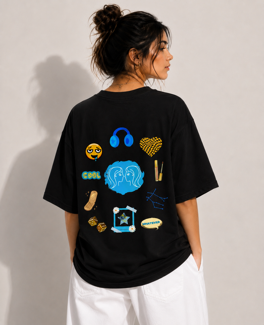 Streetigic Oversized Gemini T-Shirt