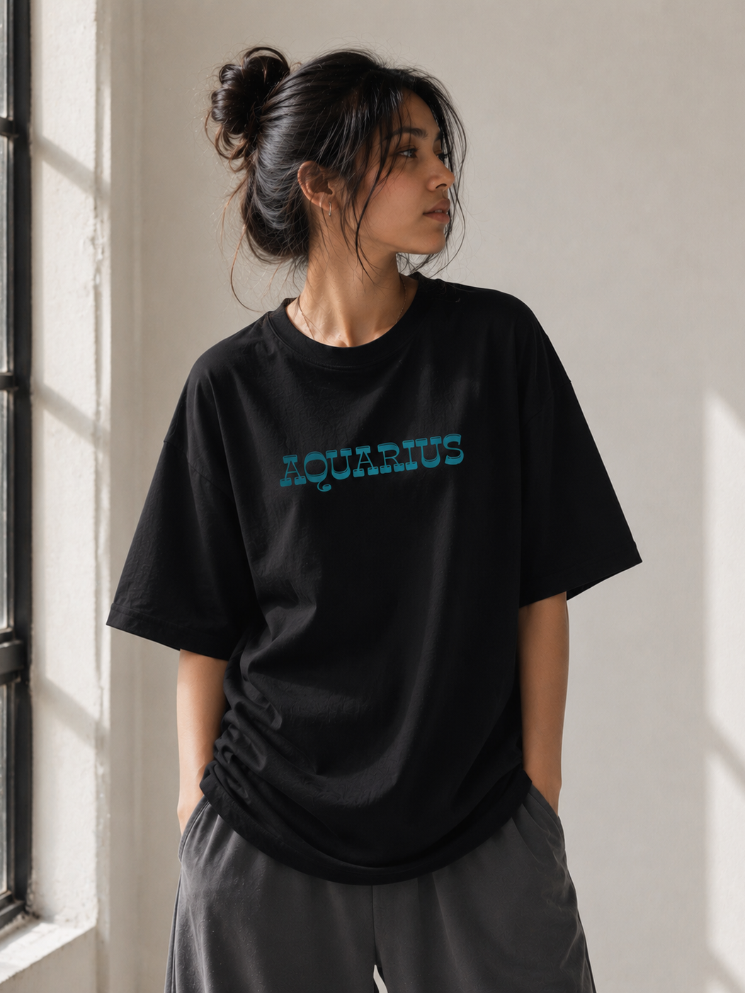 Streetigic Aquarius Oversized T-Shirt