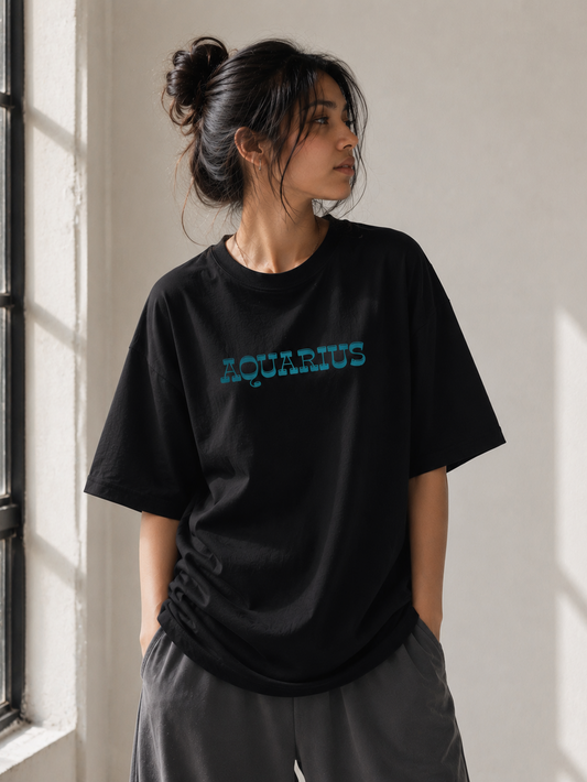 Streetigic Aquarius Oversized T-Shirt
