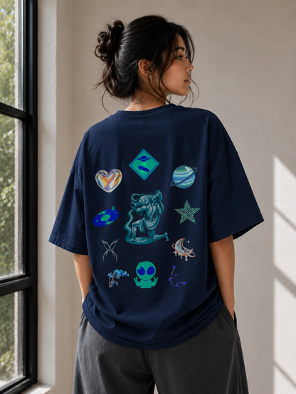Streetigic Aquarius Oversized T-Shirt