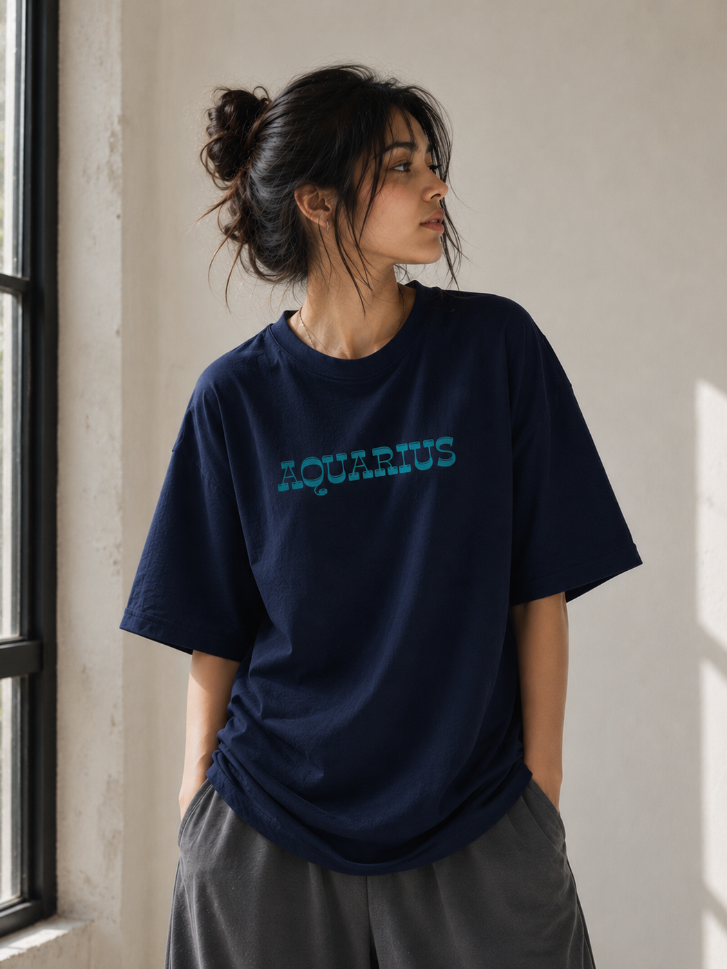 Streetigic Aquarius Oversized T-Shirt