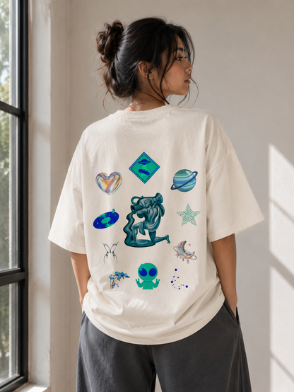 Streetigic Aquarius Oversized T-Shirt