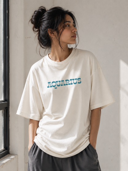 Streetigic Aquarius Oversized T-Shirt