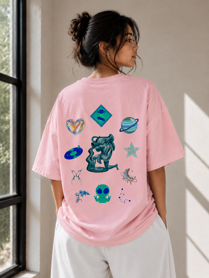 Streetigic Aquarius Oversized T-Shirt