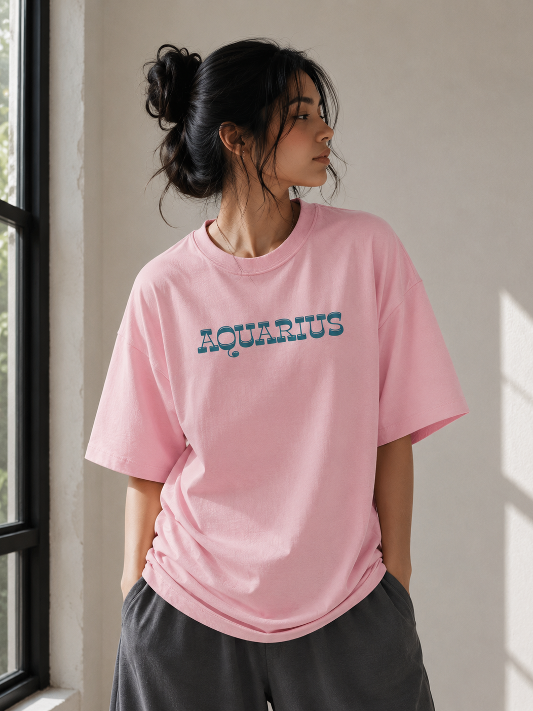 Streetigic Aquarius Oversized T-Shirt