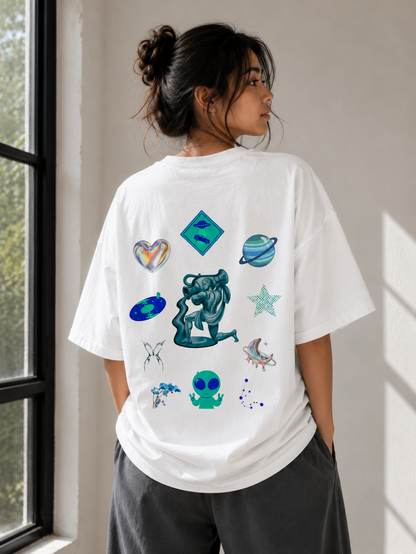 Streetigic Aquarius Oversized T-Shirt