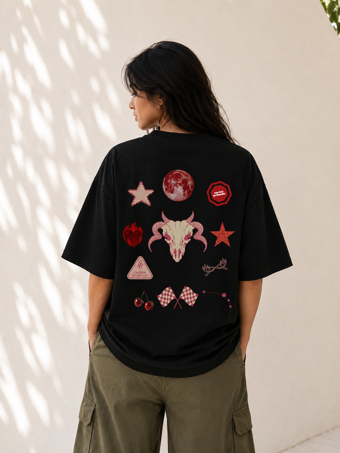 Streetigic Oversized Aries T-Shirt