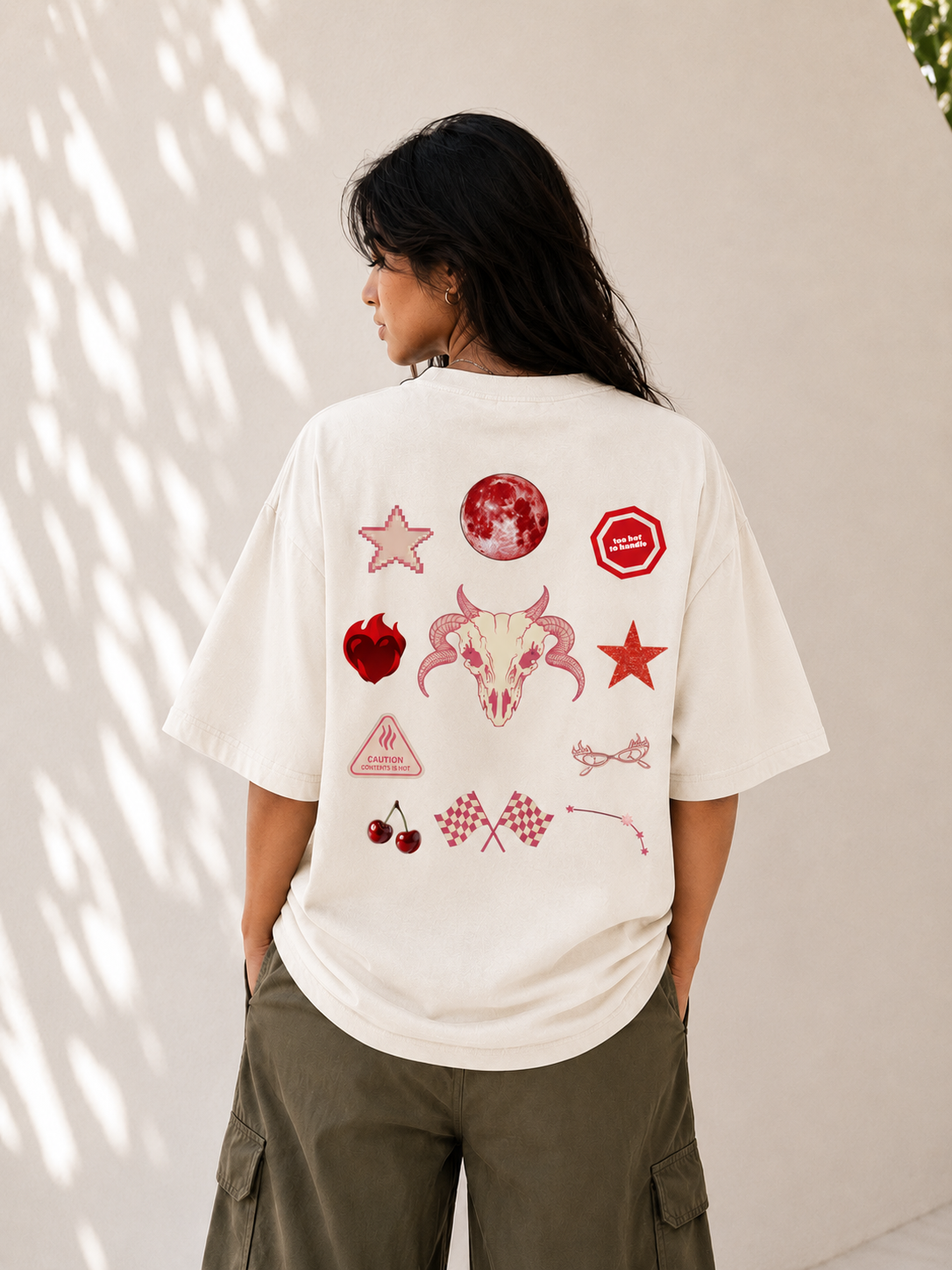 Streetigic Oversized Aries T-Shirt