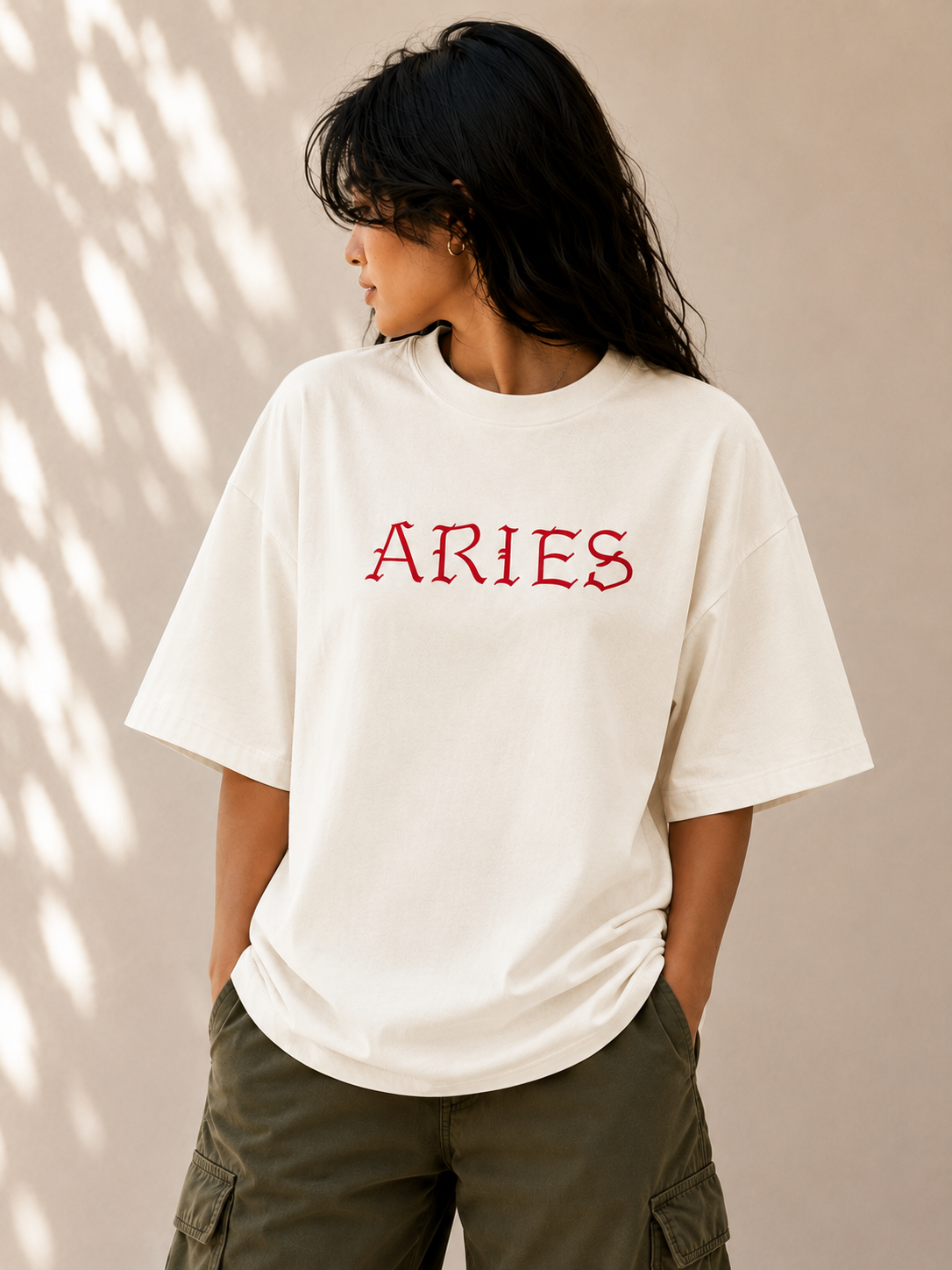 Streetigic Oversized Aries T-Shirt