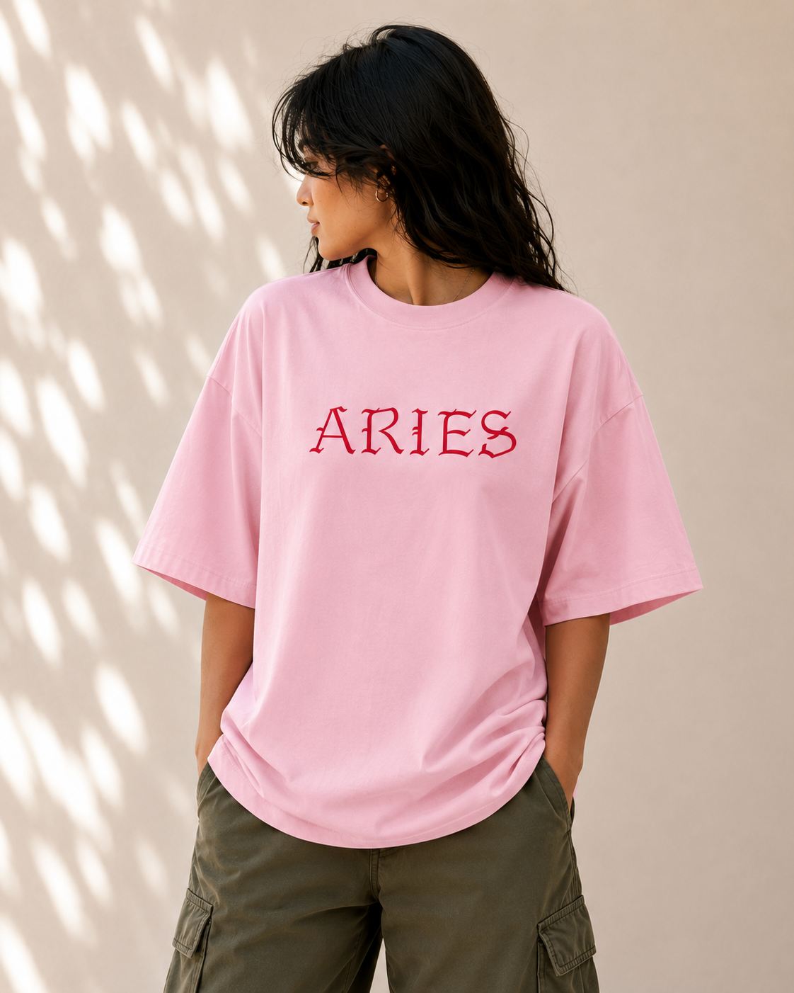 Streetigic Oversized Aries T-Shirt