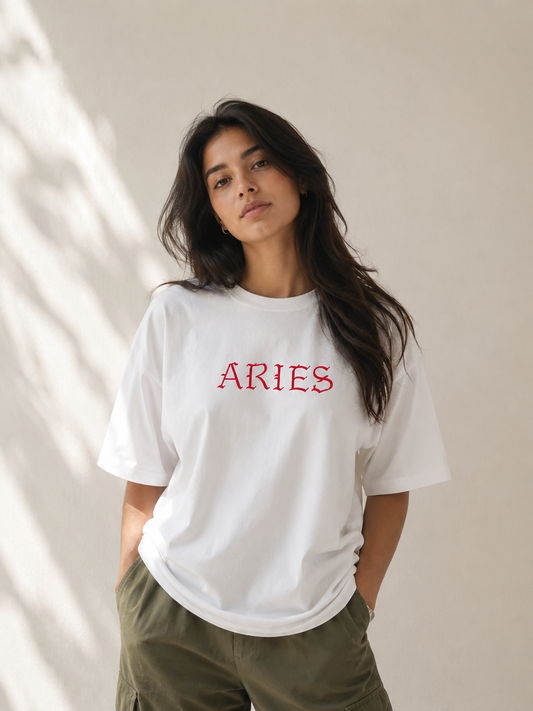 Streetigic Oversized Aries T-Shirt