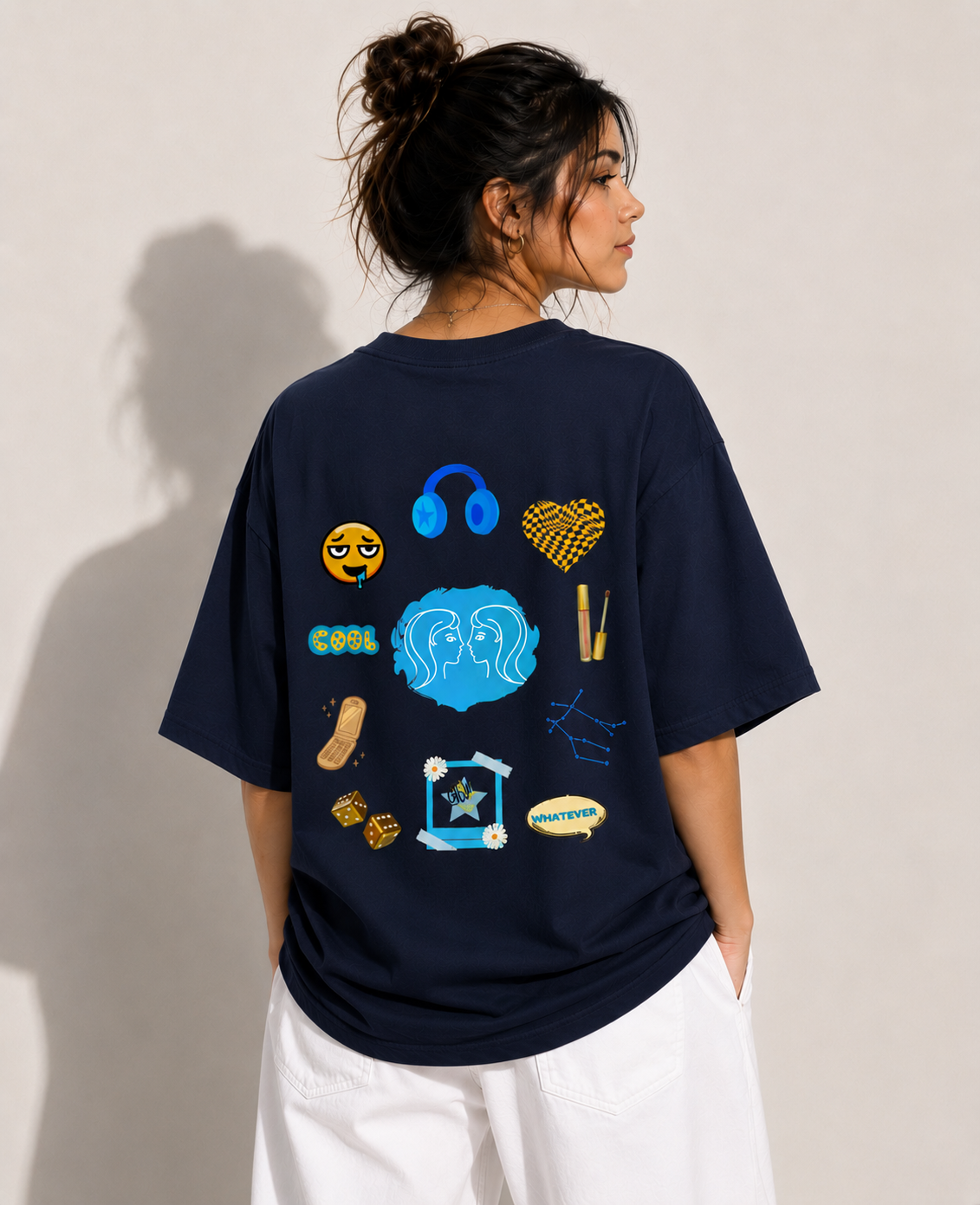 Streetigic Oversized Gemini T-Shirt