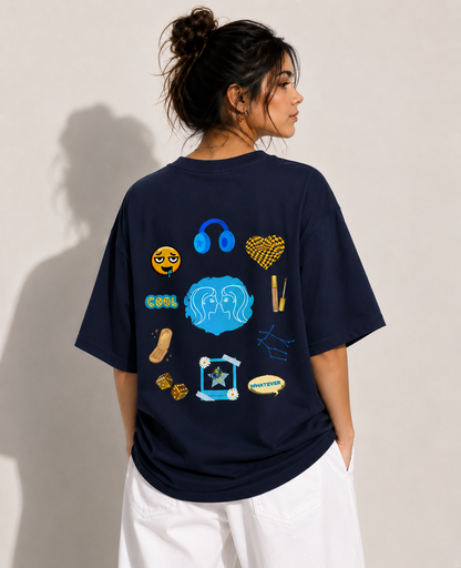 Streetigic Oversized Gemini T-Shirt