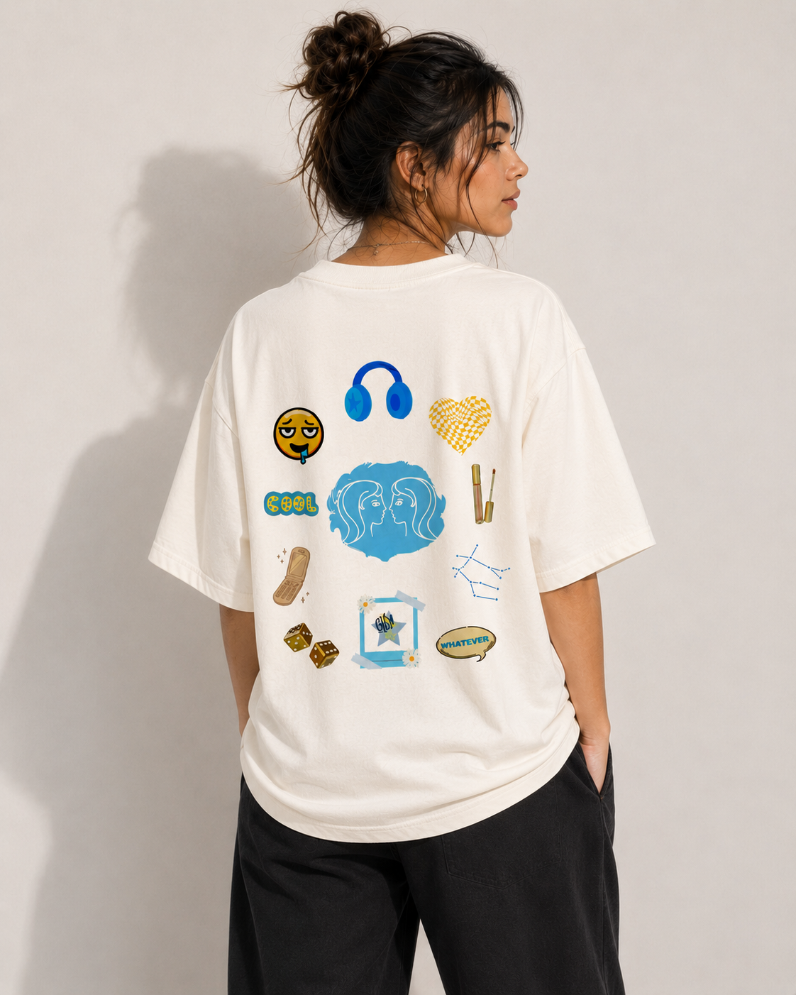 Streetigic Oversized Gemini T-Shirt