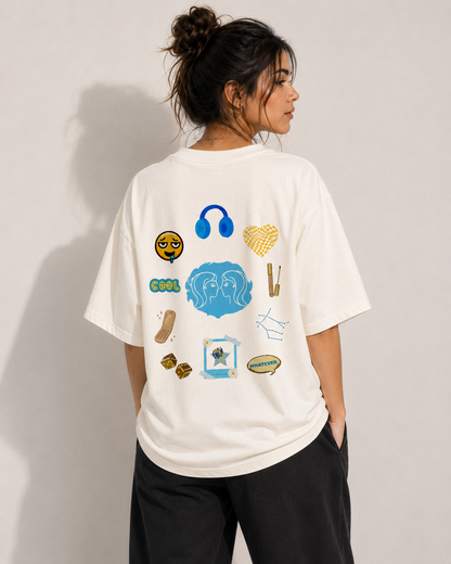 Streetigic Oversized Gemini T-Shirt
