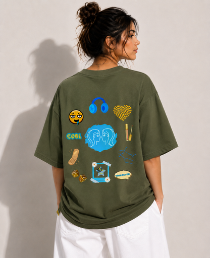 Streetigic Oversized Gemini T-Shirt