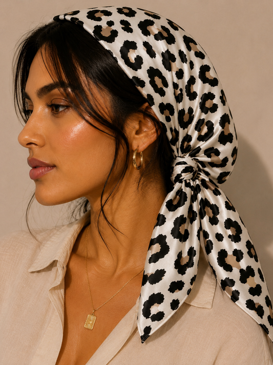 Streetigic Ink Leopard Scarf
