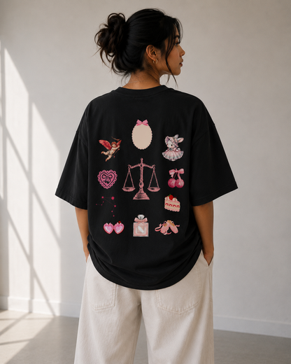 Streetigic Oversized Libra T-Shirt