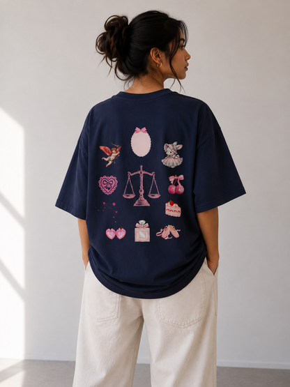 Streetigic Oversized Libra T-Shirt