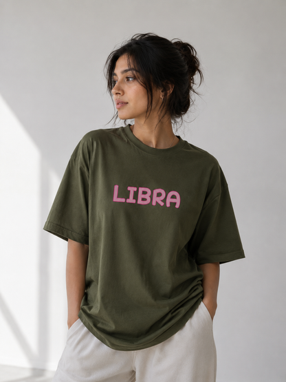 Streetigic Oversized Libra T-Shirt