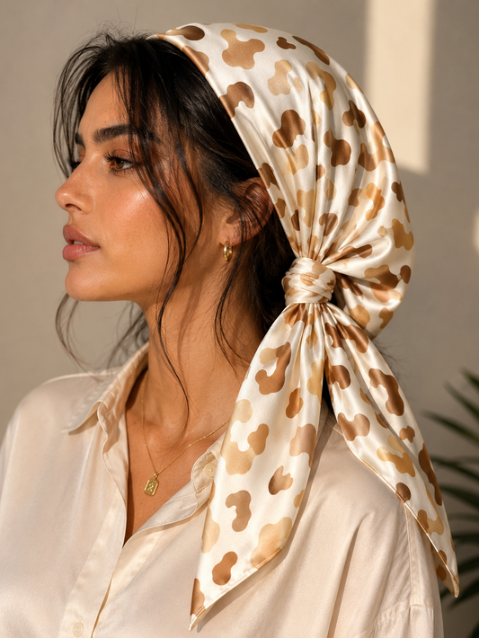 Streetigic Mocha Leopard Scarf