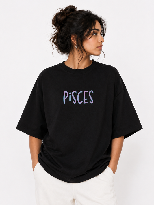 Streetigic Pisces Oversized T-Shirt