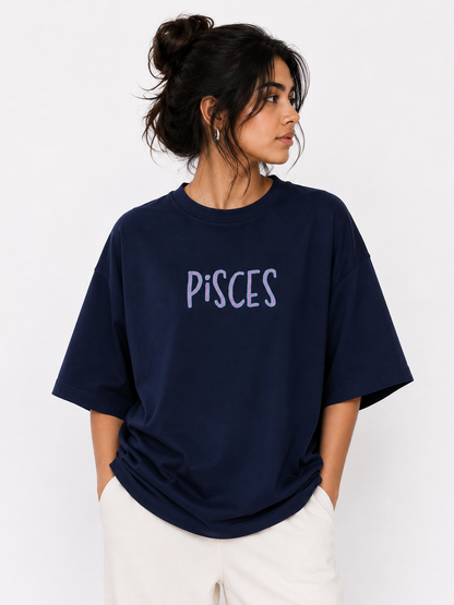 Streetigic Pisces Oversized T-Shirt