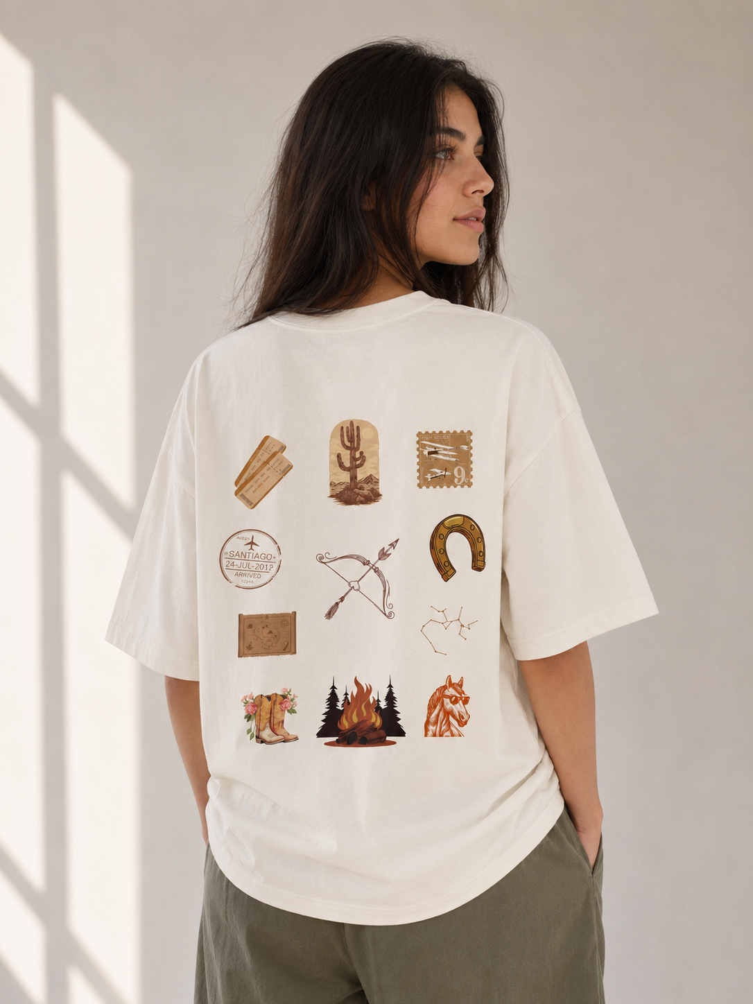 Streetigic Sagittarius Oversized T-Shirt