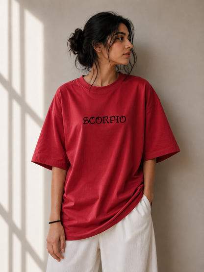 Streetigic Scorpio Oversized T-Shirt