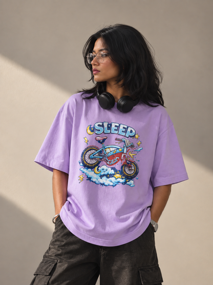 Streetigic 'Sleep Cycle' Oversized  T-Shirt